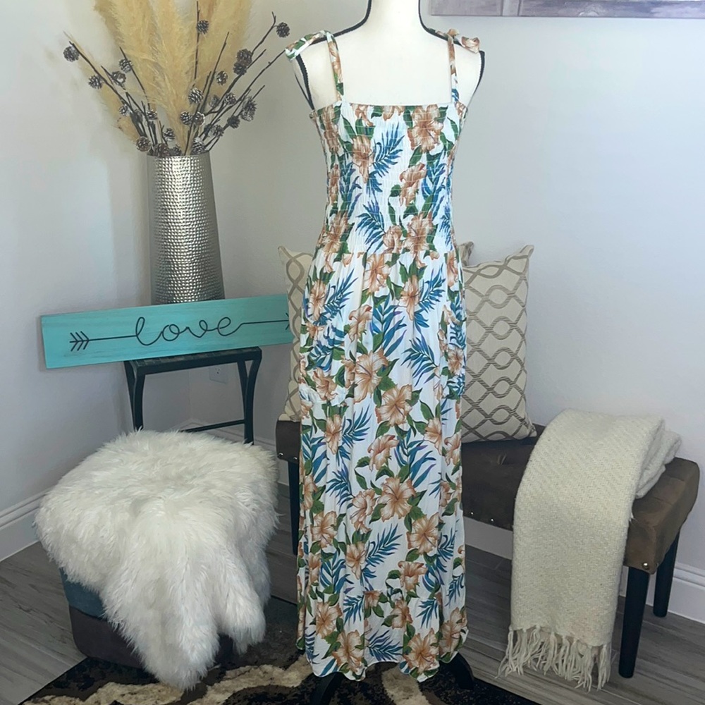 Floral Print Maxi